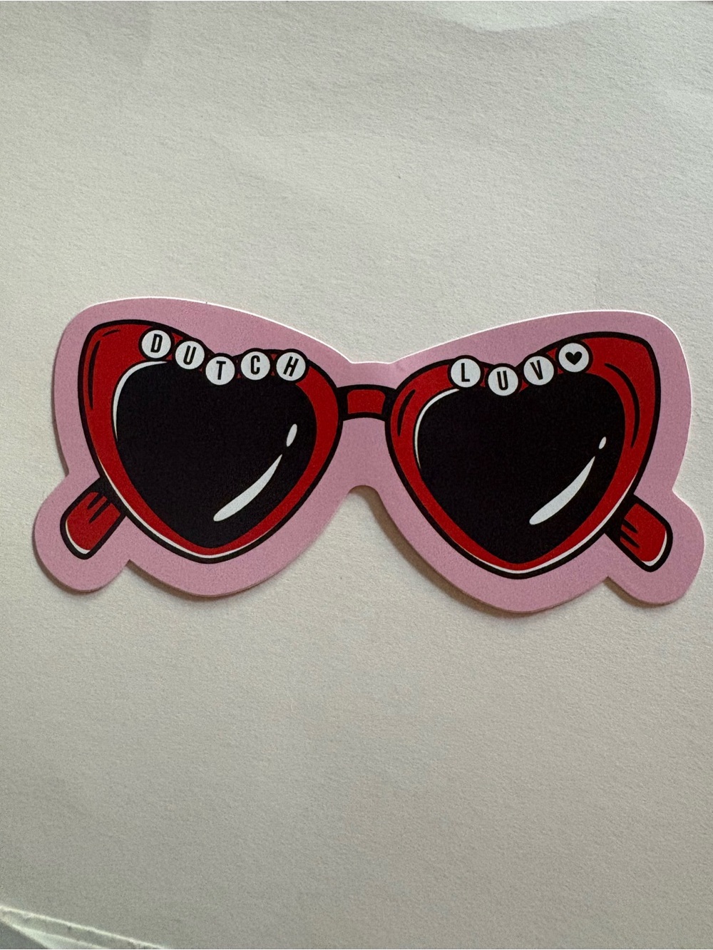 Dutch Luv Sunglasses - Valentine Sticker